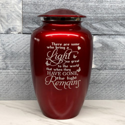 Customer Gallery - Light Remains Cremation Urn - Ruby Red