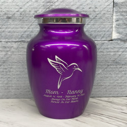 Customer Gallery - Hummingbird Sharing Urn - Purple Luster